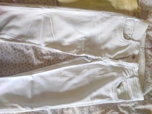 White Straight Leg Jeans