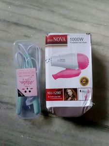 Hair Dryer &amp; Straightener Combo