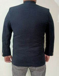 NAVY BLUE DOUBLE BUTTON BLAZER