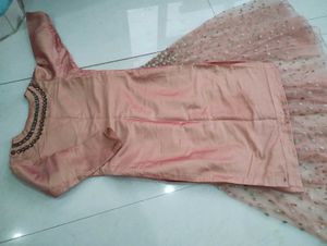 Prach Colour Suit Sharara With Legins/Trousers