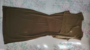 Brown Sleeveless Dress
