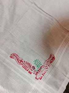 Pack Of To Vintage Hand-Painted Handkerchief By Me