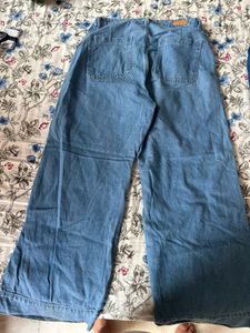 Wide Leg Denim Jeans