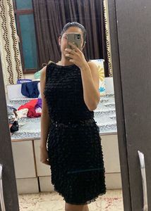 Black Ruffle Dress