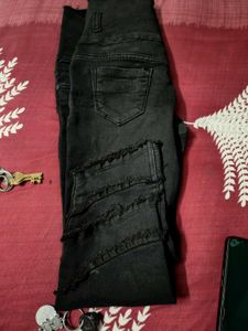 Denim Black  Capri