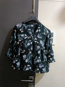 Black Floral top