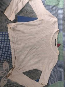Cropped Knit Top