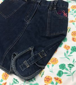 Denim Short Skirt