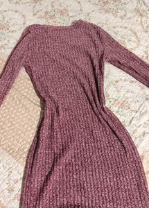 UK Shein, Ribbed Knit Mini Dress