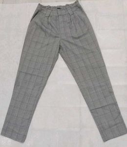 ✨ Forever 21 Grey Checkered High-Waist Pants ✨