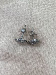 925 Italian silver earrings, water drop