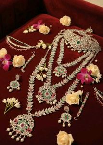 Elegant Kurta Set &amp; Dupatta along with jewelry