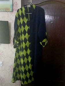 Funky Diamond Print Dress