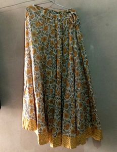 Floral Print Maxi Skirt
