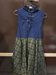 Blue Denim Style Dress