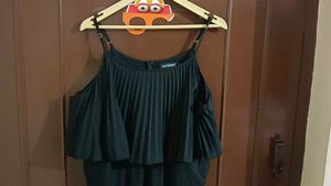Black Frilled Jumpsuit