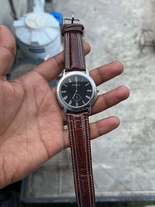 Fosill ( Generic Brand) Black Dial Subhand Watch