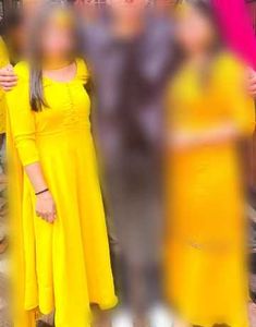 Elegant Yellow frock