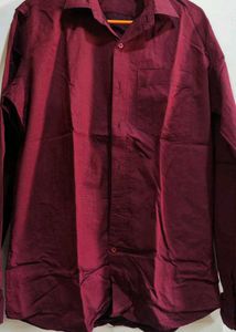 Maroon Casual Shirt