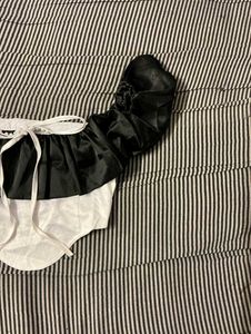 Black &amp; White Corset Top