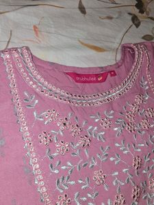 Pink kurta set WITH PANT