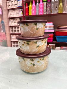 3pc Printed Container Set + One FREEBIE