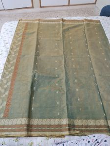 Organza Silk Dual Color Saree