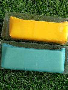 Pack Of 2 Cute Pastel Pencil Cases