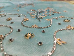Elegant SkyBlue Designer Saree