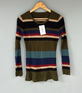 Striped Knit Top
