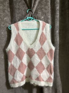 Argyle Knit Vest