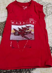 Red Shirt, Tshirt, Sleeveless And Blue Tshirt