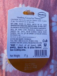 Vaseline Lip Therapy - Cocoa Butter