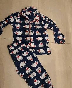 Unicorn Pajama Set and Panda Night Dress For 1/2 Y