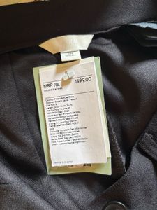 Black Straight-Leg Trousers