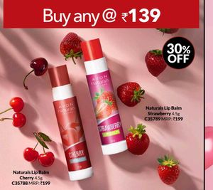 Avon Naturals Lip Balm - Strawberry
