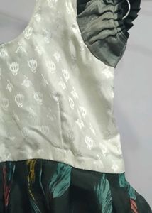 New Feather Print Dress for girls