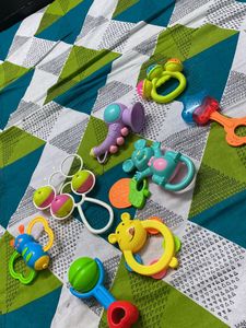 Set Of 9 Infant Toys