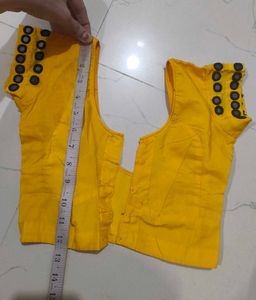 Yellow Embroidered Ethnic Skirt