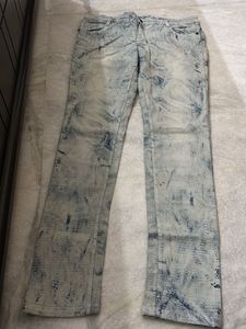 Ripped Beige Jeggings