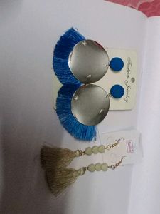 Statement Fringe &amp; Tassel Earring Set
