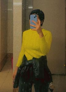 Yellow Knit Pullover