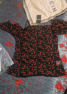 Cherry Print Top