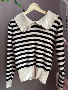 Black And White Sweater