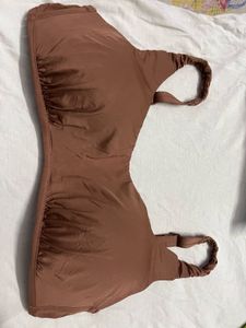 Calzidonia Branded Brown Padded Bra