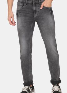 Flying Machine Men Grey Comfort Slim Fit Low-RiseM