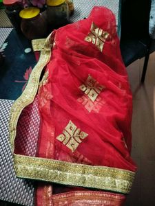 Green Party Wear Lehenga