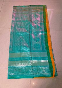Multi Colour Banarasi Silk Saree