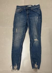 Zara Ripped Denim Jeans
