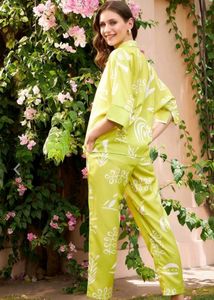 Lime Green Regular Shirt Style Top